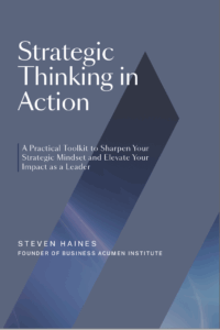 strategic thinking in action book by steven haines